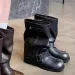 Womens Ankle Mid Heels Leather Winter Shoes Fashion Trend Gothic Boots Walking Dress Short Mujer Botas 251126_vogvips.com