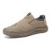 Summer Men's Breathable Slip-On Lazy Shoes, Men's Worksite Shoes, Non-Slip, Wear-Resistant Sports Sneakers, Men's Labor_vogvips.com