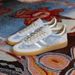 Saamode Vintage Low Top Sneakers Floral Fabric Suede Trim Gum Outsole
_vogvips.com