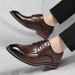 Large Size Leather Fashion Men's Business Formal Trendy British Gentleman Wedding Shoes_vogvips.com