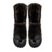 Cotton High Top Tall Martin Boots Flat Boots Work Outdoor Side Zipper Hollow Boots_vogvips.com