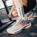 Men's Shoes Rotating Button Mesh Sports Shoes Soft Soled Shock-absorbing Casual Running Shoes Teenagers' Outdoor Trendy Shoes_vogvips.com