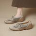 Soft-soled Sheepskin Casual For Women, 2026 Spring New Style Small Leather Thick-soled Mary Jane Women's Shoes, Lace-up_vogvips.com