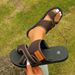Light Foam Sole Plus Size Slippers Flat Bottomed Casual Open Toe Beach Sandals Women's Shoes_vogvips.com