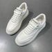Men's Genuine Leather White Versatile, Sports And Leisure Shoes, Men's Thick Soled Trendy Shoes_vogvips.com