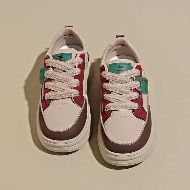 Platform Shoes Children Students Leisure Sports Versatile Board Shoes Street Shot_vogvips.com