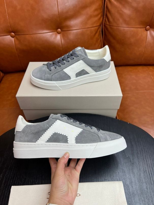 2025 Autumn New Genuine Leisure Shoes, Fashionable And Versatile, Sports Style Board, Headline Layer, Leather_vogvips.com