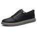 Men's Round Head Casual Board Shoes Two-layer Cowhide Comfortable And Breathable Work Men's Shoes_vogvips.com
