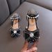 Girl's Bow Princess Girl Small Large Child Leather Shoes_vogvips.com
