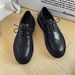Euro Step Leather Cowhide Formal Black Versatile Casual Business Korean Style Trendy British Brogue Carved Men's Shoes_vogvips.com