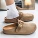 Lightweight Suede Loafers For Men – Breathable Mesh Lining, Low-Heel Casual Summer Shoes With PVC Sole And Round Toe_vogvips.com