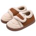 Thick Sole Furry Outdoor Wear 2025 New Plush Warm High-End Cotton Slippers For Women Home Use In Winter_vogvips.com