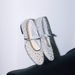 Mesh Ballet Flats With Rhinestone Accents (Breathable, Mary Jane Style, Lightweight & Comfortable For Women)_vogvips.com