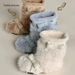 White Plush Snow For Women 2025 Winter New Bowknot Fleece-Lined Warm Thick-Soled Short Furry Boots_vogvips.com
