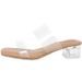 MTX Sheepskin Version ~ Ultra Soft Crystal Heel Sandals 2025 Summer New Transparent Strap Square Toe High Heels_vogvips.com