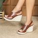 Women's Summer Wedge Sandals With Buckle Thick Sole Straw And Rope Bottom Fashionable Footwear For Ladies_vogvips.com