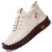 Handmade Beef Tendon Soft Sole Mom Shoes Women's Flat Single Shoes Casual Women's Shoes_vogvips.com