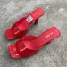 Elegant Girls High Heel Sandals Slippers .stiletto Heel,square Toe Casual Party Summer Women Mules Heels Shoes_vogvips.com