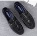 Loafers Casual Leather Leather Shoes Men's Gauntlets Casual Shoes Soft Sole Lazy Doudou Shoes_vogvips.com