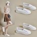 2026 Summer New Women's White Hollow Breathable Student Sneakers, Casual Shoes, Height-Increasing, Ins Trend Street_vogvips.com