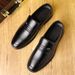Men's Slip-On Dress Shoes Breathable Comfort Loafers For Business Casual_vogvips.com