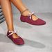 Women S Flat Ballet Shoes Comfortable Square Head Flats_vogvips.com