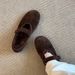 Korean-style Versatile Flat Comfortable Plush Mary Jane Shoes For Women With Velcro Strap, Shallow Round Toe, Simple_vogvips.com