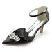 Mid To Low Heel Pointed Toe Hollow Rhinestone Wedding Shoes Style_vogvips.com