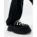 Niche Square Toe Leather Men, Trendy Thick-Soled Derby Shoes, British Style, Height-Increasing Formal Shoes For Youth_vogvips.com