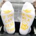 Cotton socks sole letter dot non-slip BEER neutral mid-tube English socks_vogvips.com