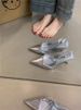 Black Patent Leather High-heeled Shoes, 2025 Summer New European And American Elegant Socialite Style, Closed-toe,_vogvips.com