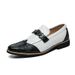 Suitable For All Seasons 2025 Spring Color-Block Business Men's Korean Style Youth Trendy Fashion Formal Leather Shoes_vogvips.com