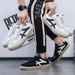 New Fashion Lightweight Casual Outdoor Walking Sneakers Anti-slip Flat Men's Shoes_vogvips.com