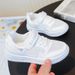 2026 New Model Girls' White Sneakers For Spring And Autumn, Boys' Non-Slip Solid Sole Shoes, Thick-Soled_vogvips.com