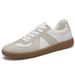 Retro Leather Color Matching Platform Casual Sports Board Shoes Dexun Flying Weaving Matte Platform Men's Shoes_vogvips.com