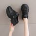High-quality Casual Sports Women's Shoes, Popular Backless Slip-on Mules, Summer Breathable Hollow Mesh Trendy Shoes_vogvips.com