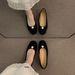 -style Flat For Women, Spring, Autumn, Summer 2025 New French High-end Slip-on Women's Shoes, Evening Shoes_vogvips.com