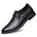 The First Layer Of Casual Leather Shoes Men's Casual Single Shoes Flat-soled Single Leather Shoes_vogvips.com