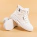 2025 New Winter High-Top Thick-Soled Sneakers Non-Slip Wear-Resistant Warm Casual Shoes For Women With Fleece And_vogvips.com