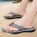 Men's Flip Flops Comfortable Beach Sandals For Summer Non Slip Durable Quick Dry EVA Slippers Indoor Shoes_vogvips.com