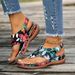 Foreign Trade Plus Size Women's Herringbone 2026 New Ethnic Style Embroidered Floral Back-Strap Wedge Sandals For Women_vogvips.com