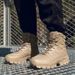Outdoor High-top Boots Men Lace-up Breathable Anti-slip Breathable Combat Boots Men Shock-absorbing Casual Ankle Boots Men_vogvips.com