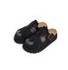 Women's Shoes New Denim Closed Toe Slip On Mules, Sizes 35 44, Summer Wear, Thick Sole, Height Increasing Shoes_vogvips.com