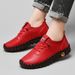 Handmade Soft-Soled Beef Tendon Mom Shoes For Women Spring And Summer Flats Casual Shoes_vogvips.com