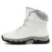 Women's Shoes Winter Snow Boots With Thick Fleece Lining, Round Toe, Rubber Sole, Casual Comfortable Mid-Calf Boots For Cold Weather_vogvips.com