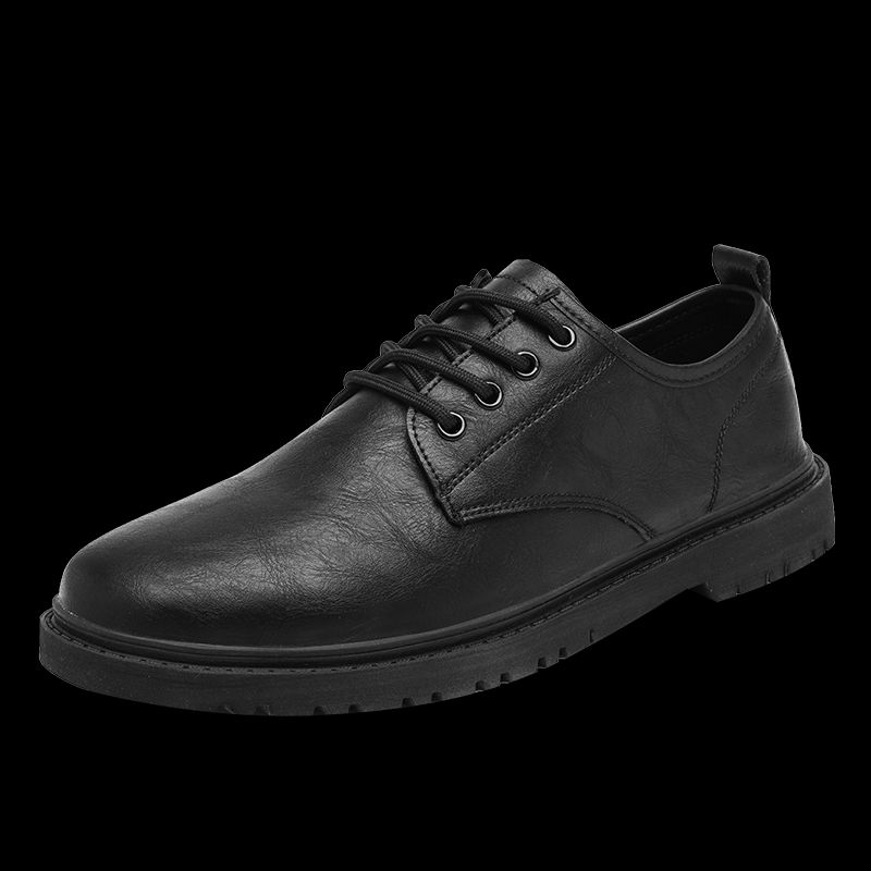 New Leather Spring Men's Shoes High-top Men's Heightening Tooling Martin Boots_vogvips.com