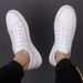 Genuine Leather Brand White High Quality Casual For Men Laces Up Summer Breathable Walk Shoes Fashion Sneaker_vogvips.com