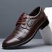 Suitable For All Seasons Men's Genuine Leather Lace-up Three-joint Business Formal Middle-aged And Elderly Dad Shoes_vogvips.com