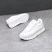 Men's Trendy Sports Shoes Breathable Casual White Spring Summer Thick Soled Height Increasing Couple Shoes New Style 2025_vogvips.com