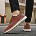 2022 New Gentleman Style Casual Fashion Trend Leather Extra Large Size 45-46 Men's Shoes_vogvips.com